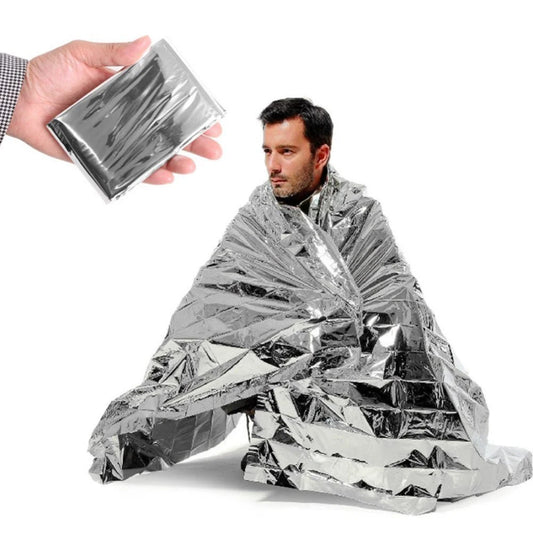 2-8pcs Emergency Mylar Thermal Blanket