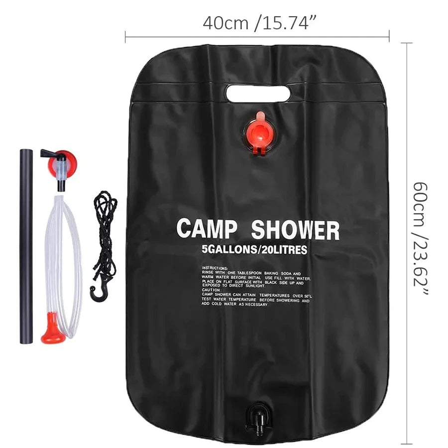 20L Foldable Outdoor Shower Bag