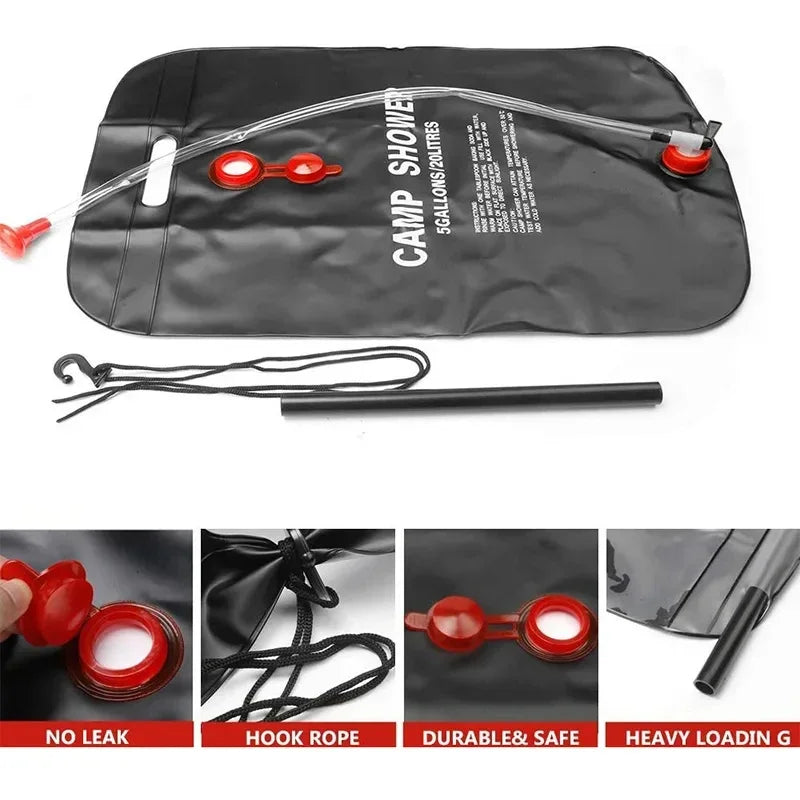 20L Foldable Outdoor Shower Bag