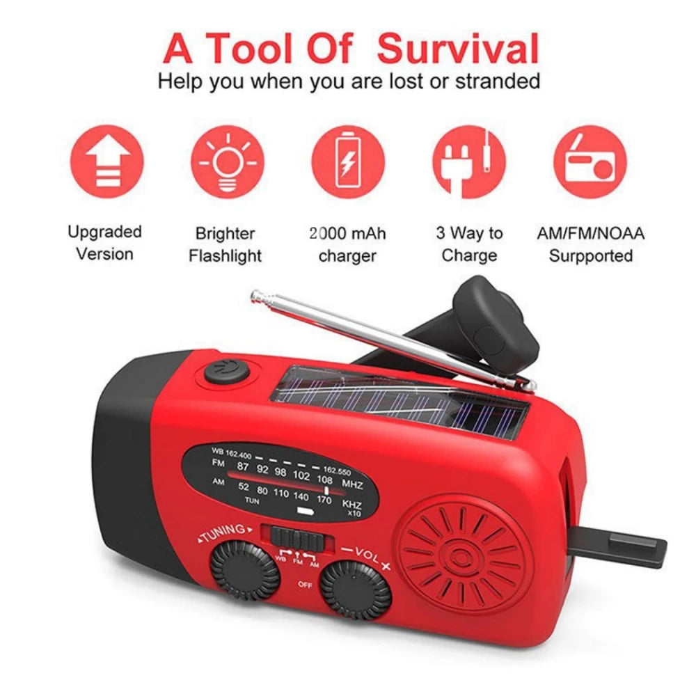 Multifunctional Hand Crank Radio